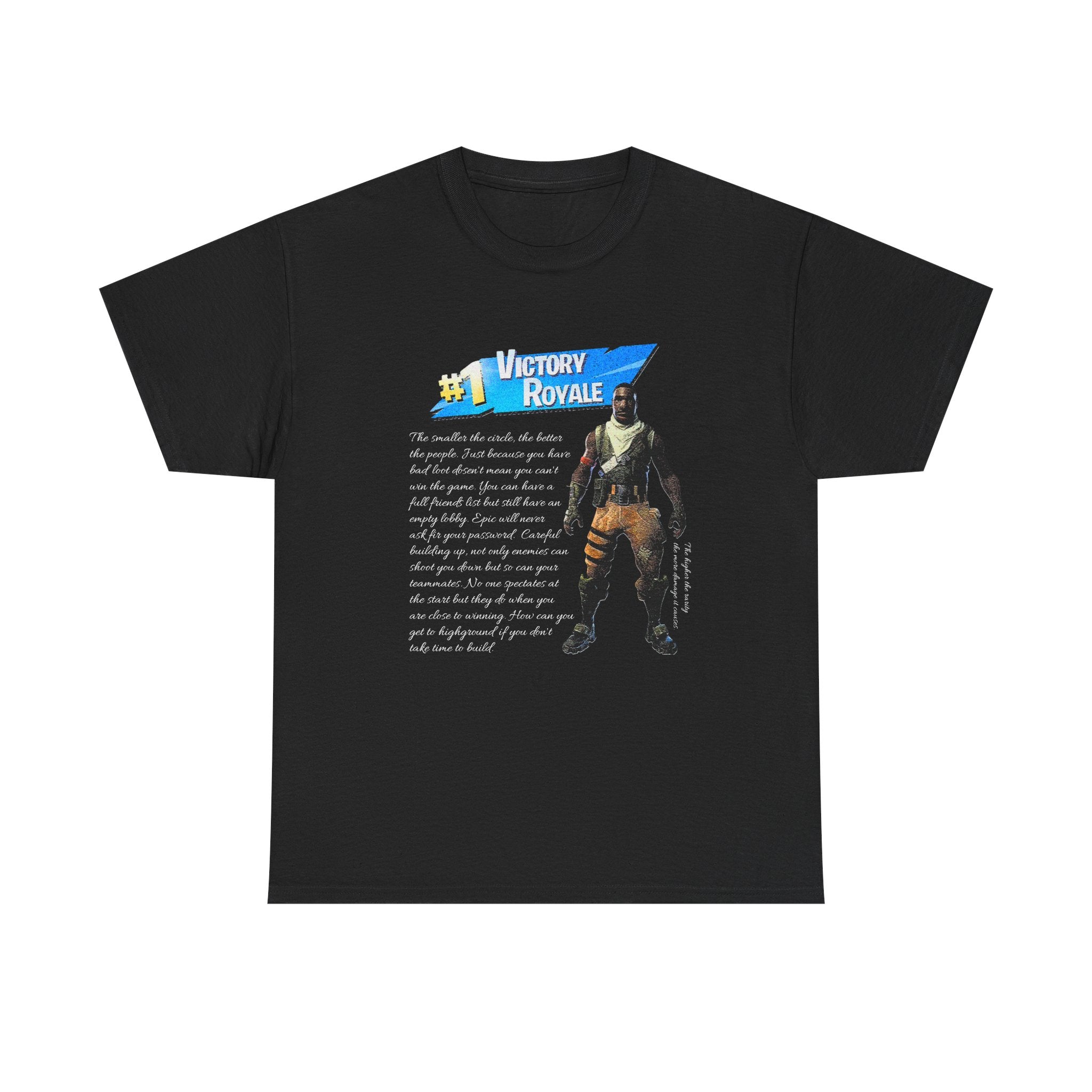 Victory Royale Spitfire Graphic Tee — 100% COTTON 180GSM (FULLY CUSTOMIZED LIMITED EDITION)