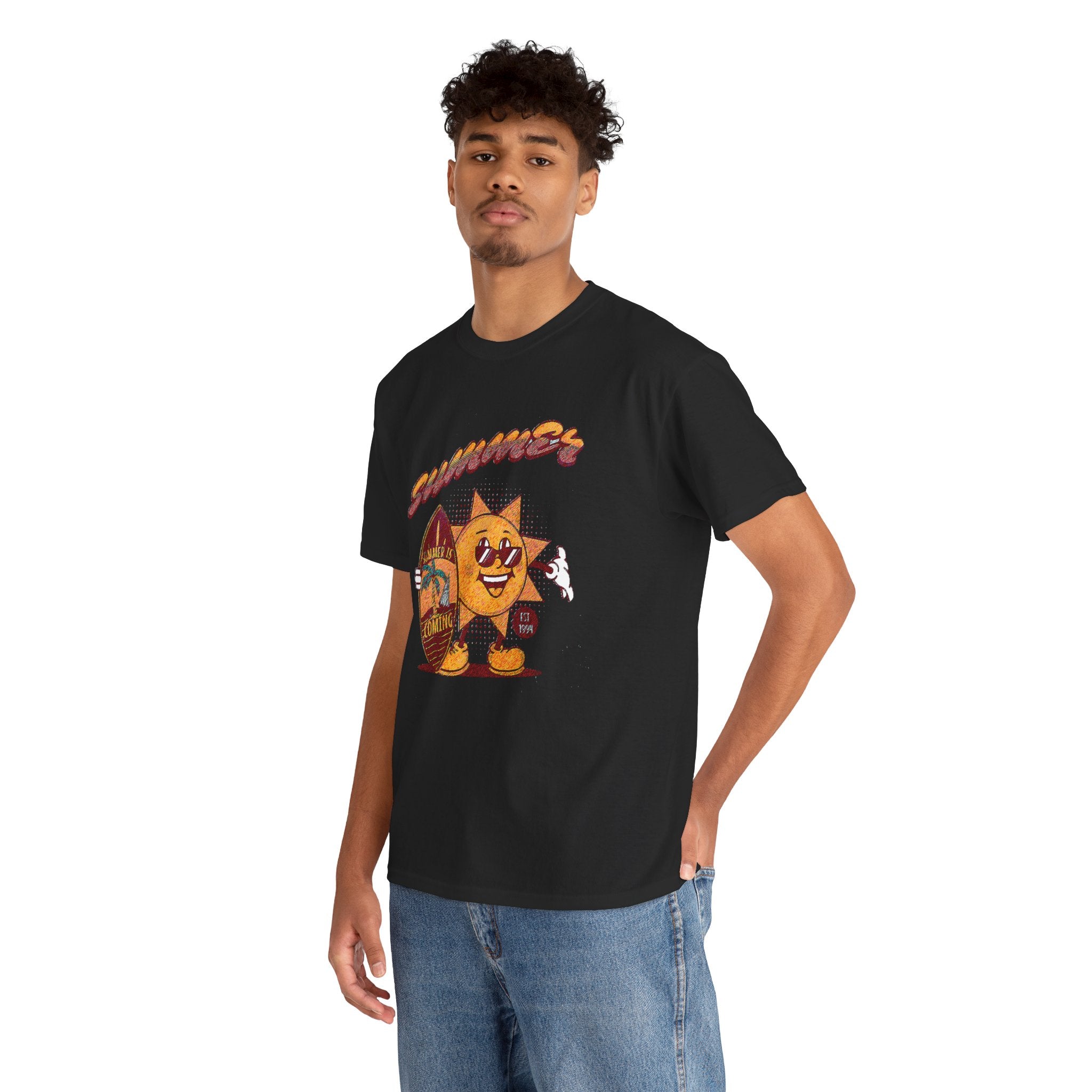 Summertime Coming Graphic Tee — 100% COTTON 180GSM