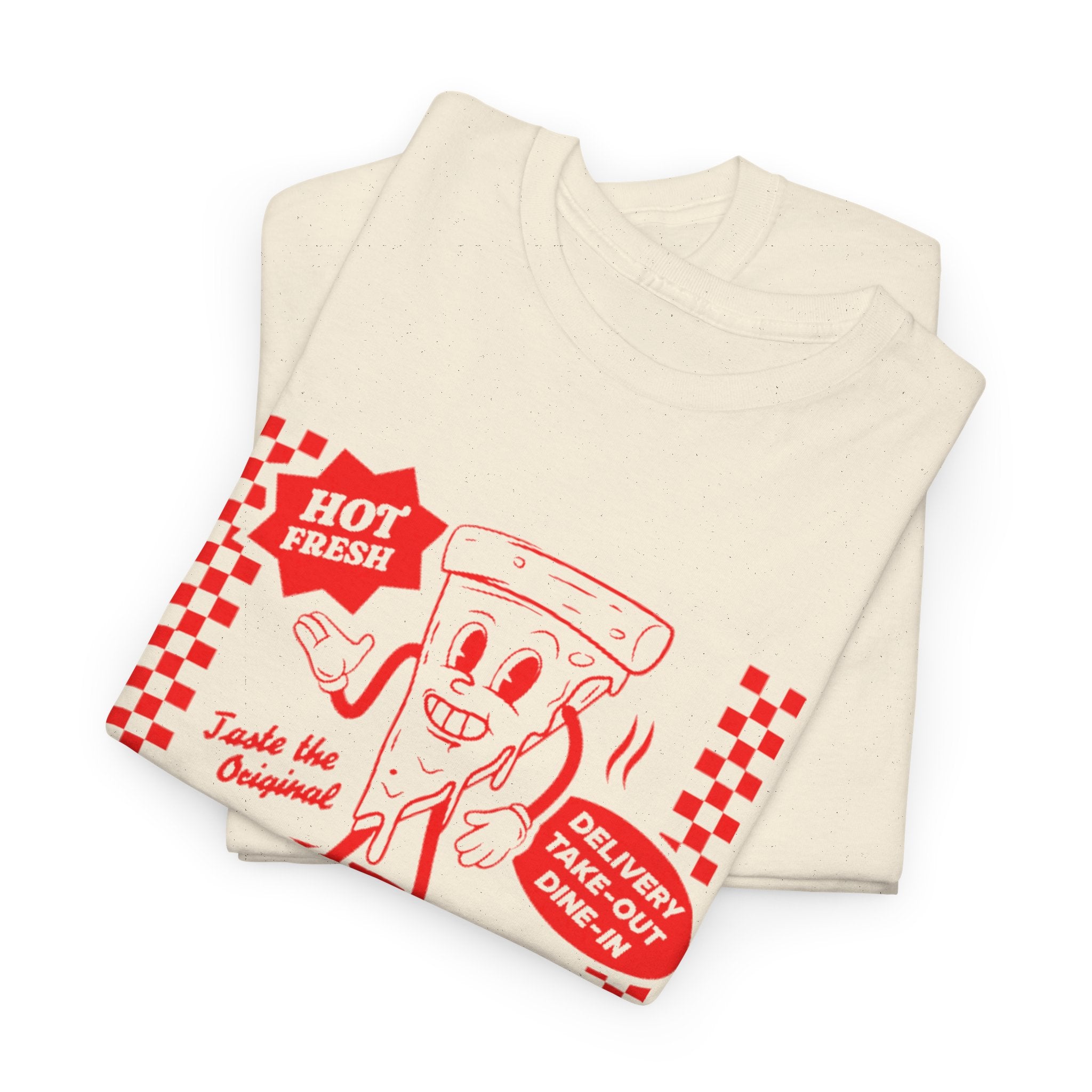 Pizza Slice Graphic Tee — 100% COTTON 180GSM