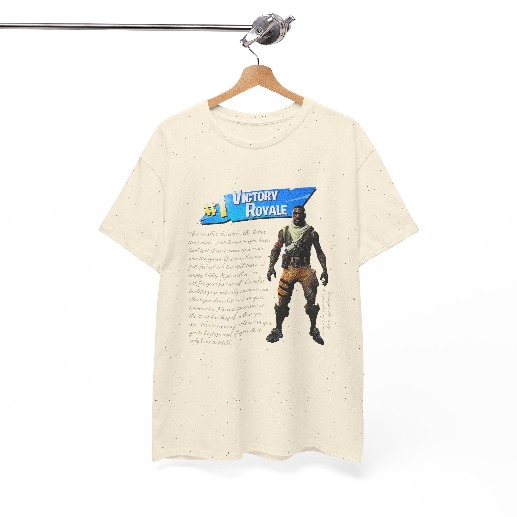 Victory Royale Spitfire Graphic Tee — 100% COTTON 180GSM (FULLY CUSTOMIZED LIMITED EDITION)