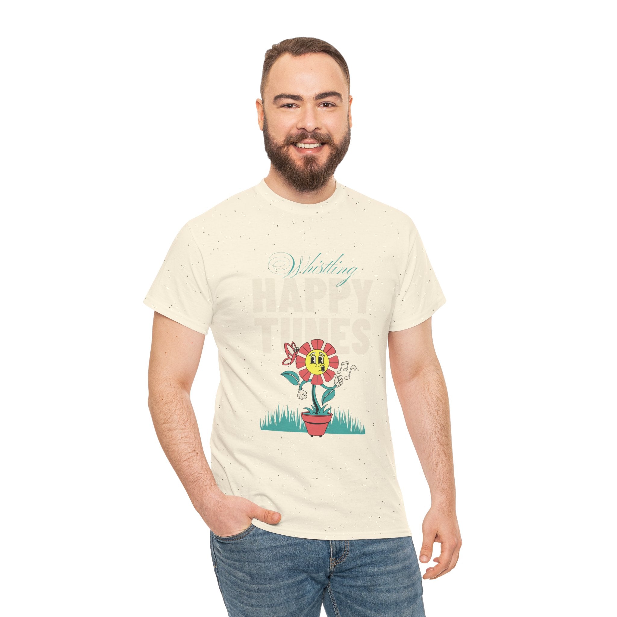 Happy Tunes Graphic Tee — 100% COTTON 180GSM