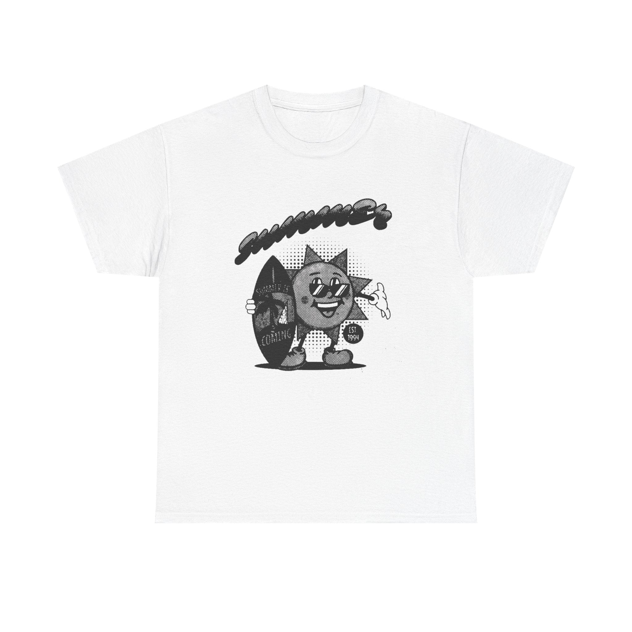 Summertime Coming Graphic Tee — 100% COTTON 180GSM
