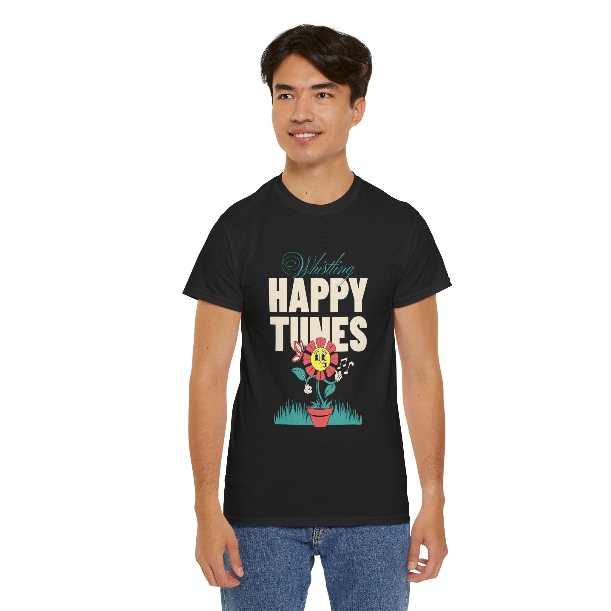 Happy Tunes Graphic Tee — 100% COTTON 180GSM