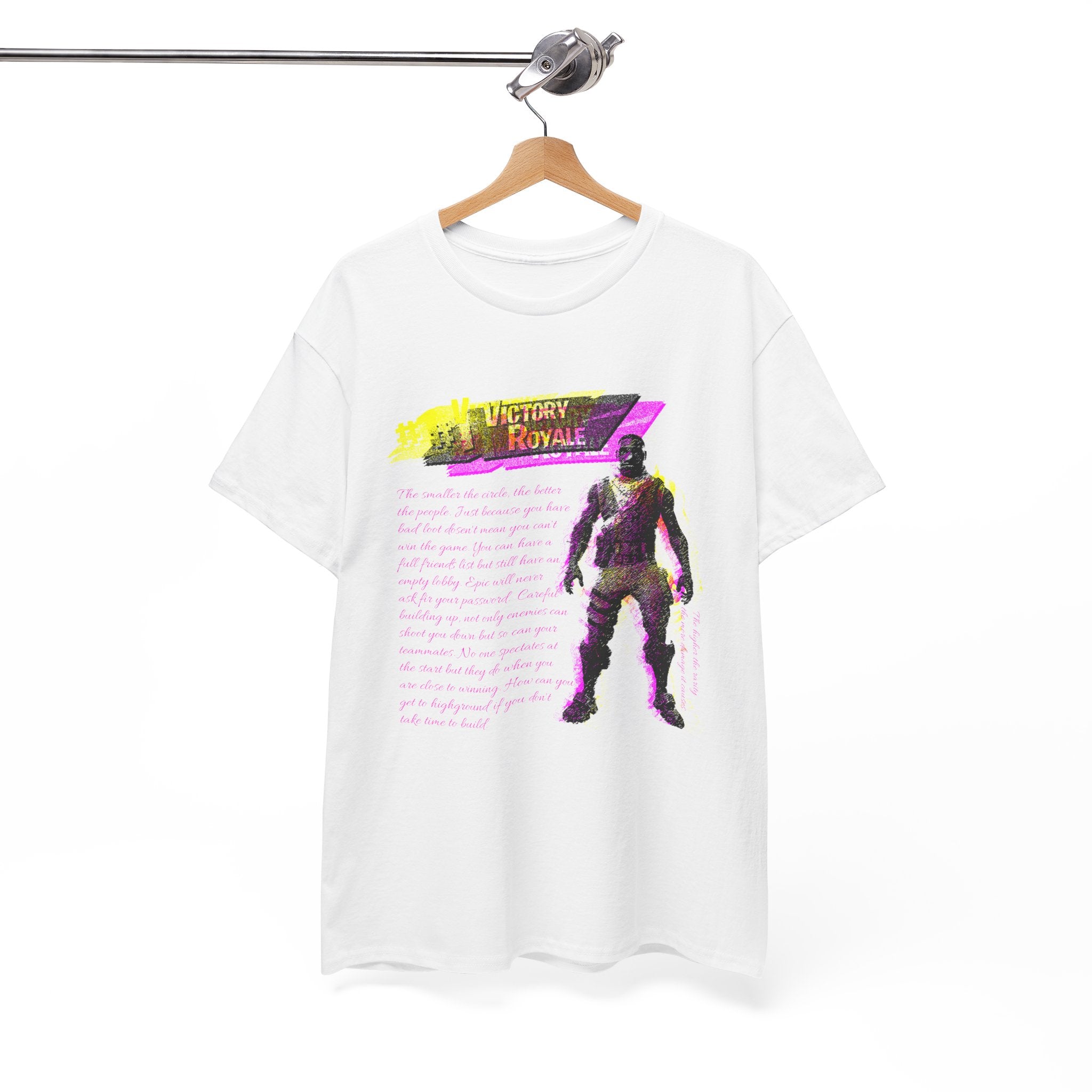 Victory Royale Spitfire Graphic Tee — 100% COTTON 180GSM (FULLY CUSTOMIZED LIMITED EDITION)