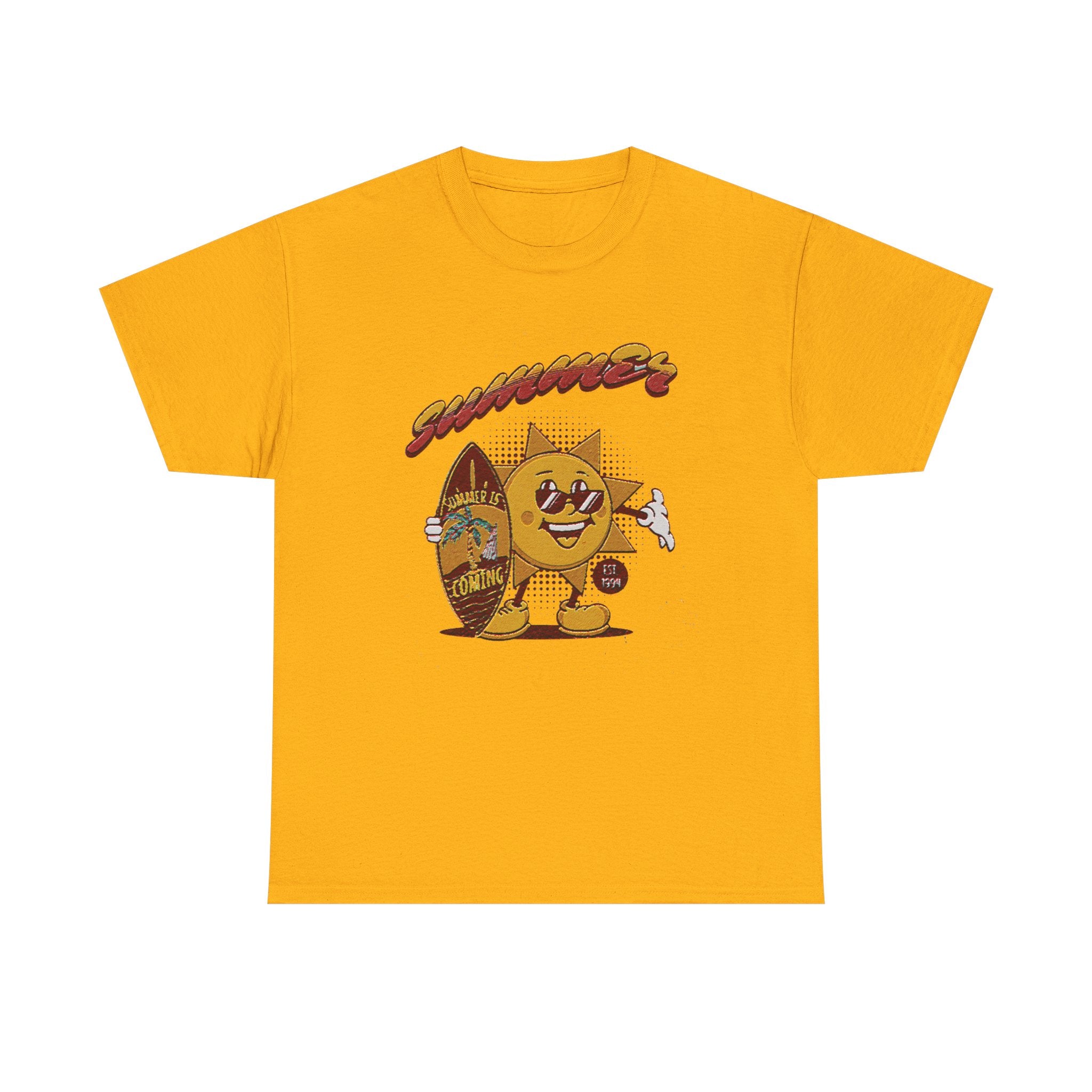Summertime Coming Graphic Tee — 100% COTTON 180GSM