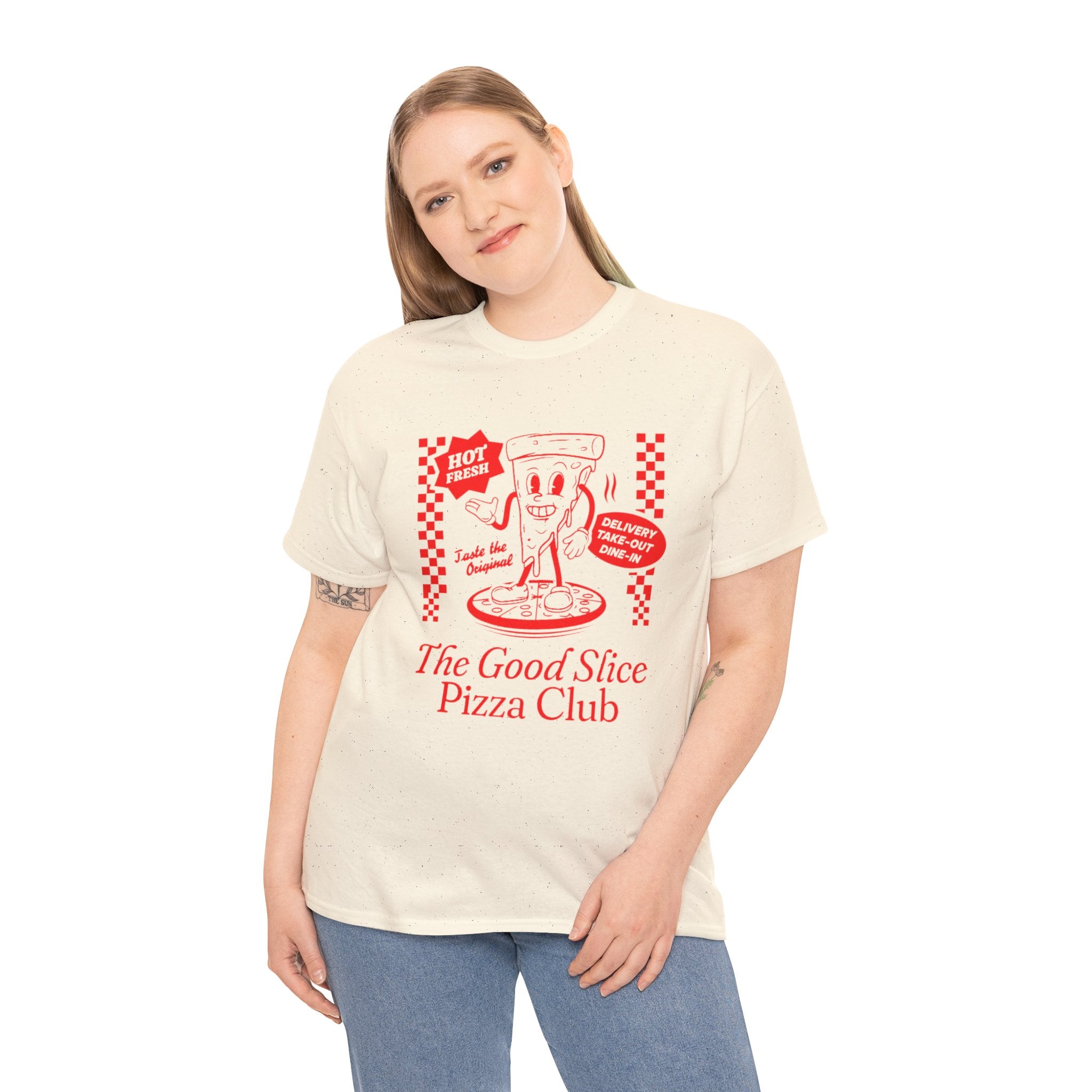 Pizza Slice Graphic Tee — 100% COTTON 180GSM