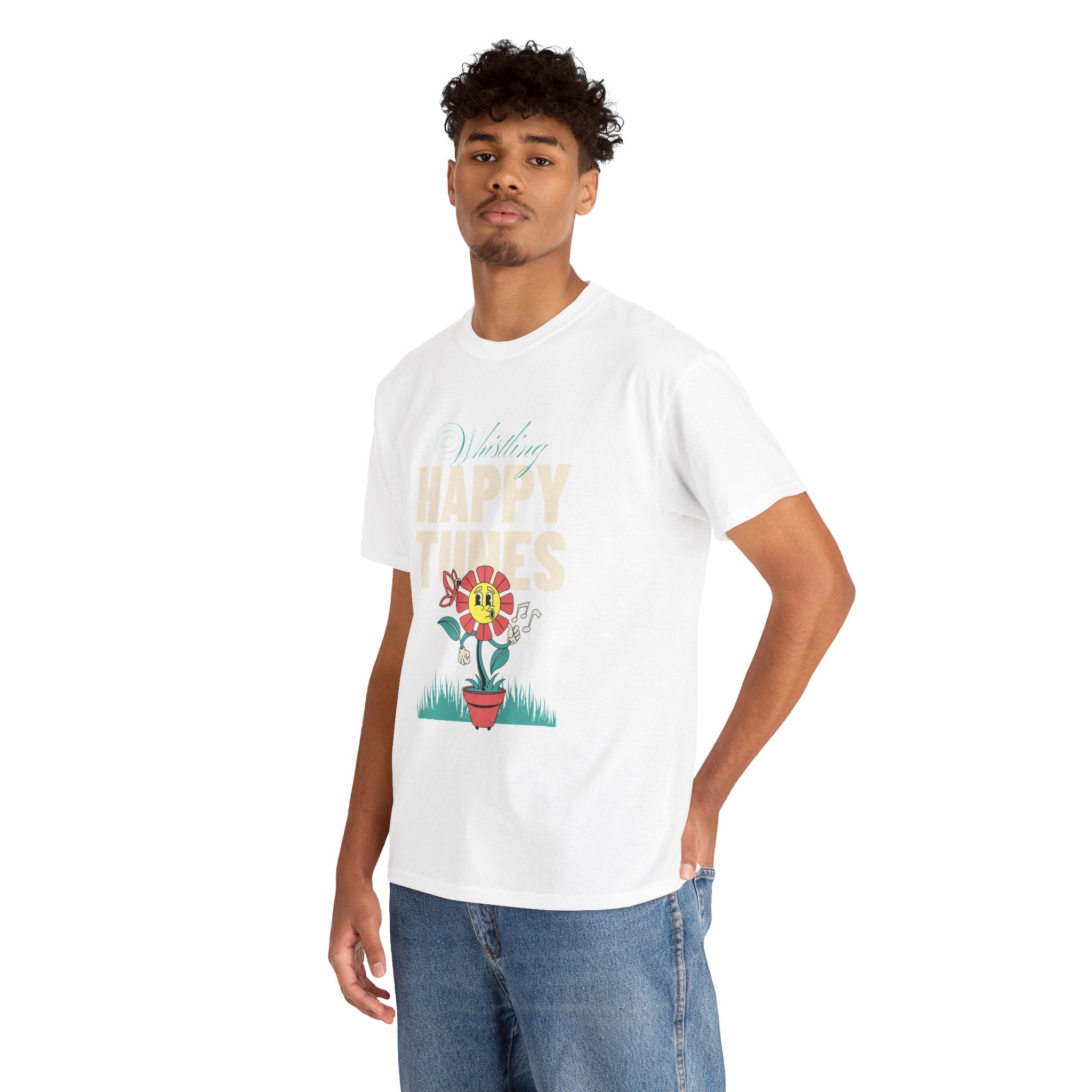 Happy Tunes Graphic Tee — 100% COTTON 180GSM