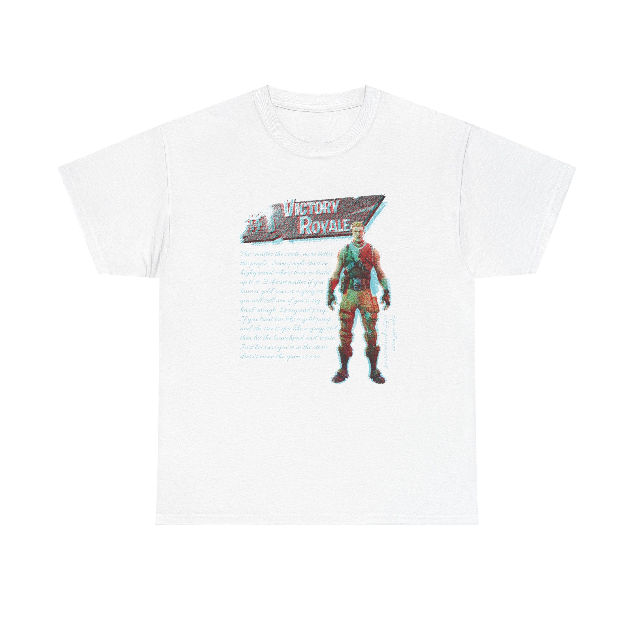 Victory Royale Jonesy Graphic Tee — 100% COTTON 180GSM (FULLY CUSTOMIZED LIMITED EDITION)
