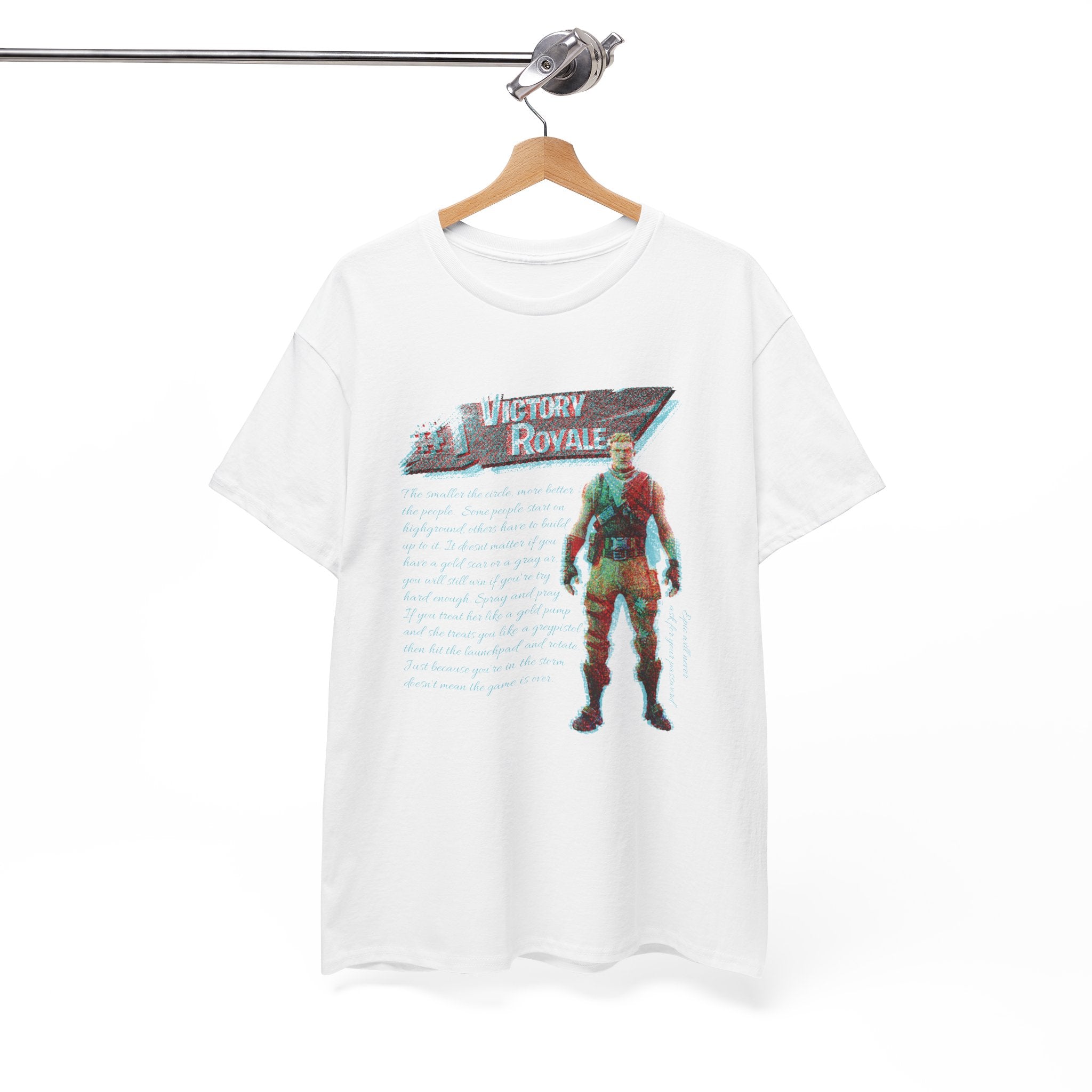 Victory Royale Jonesy Graphic Tee — 100% COTTON 180GSM (FULLY CUSTOMIZED LIMITED EDITION)