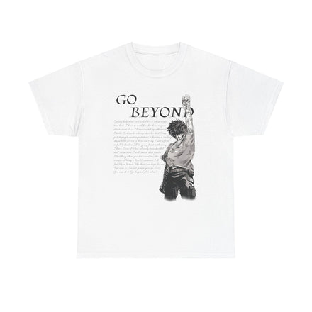 'Go Beyond' Deku Graphic Tee — 100% COTTON 180GSM (FULLY CUSTOMIZED LIMITED EDITION)