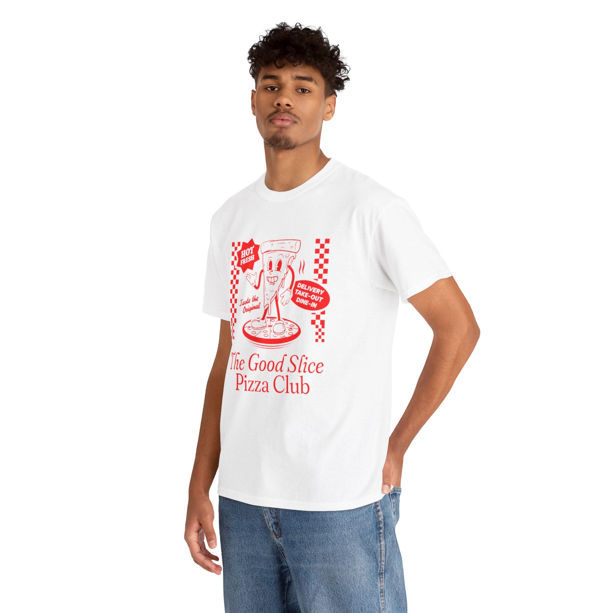Pizza Slice Graphic Tee — 100% COTTON 180GSM