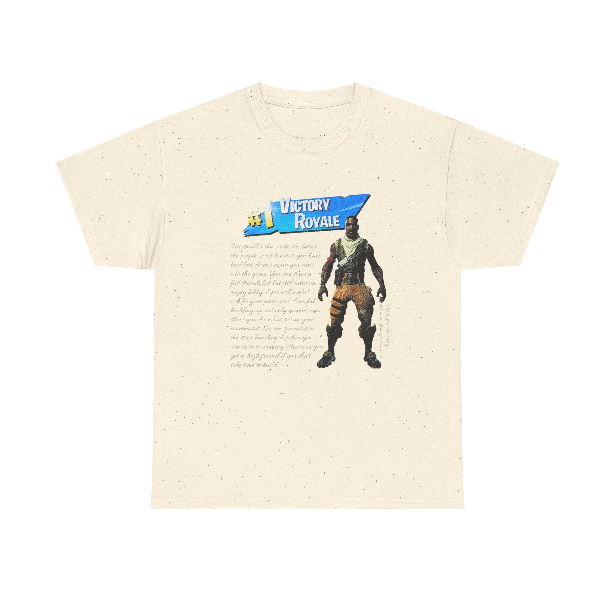 Victory Royale Spitfire Graphic Tee — 100% COTTON 180GSM (FULLY CUSTOMIZED LIMITED EDITION)