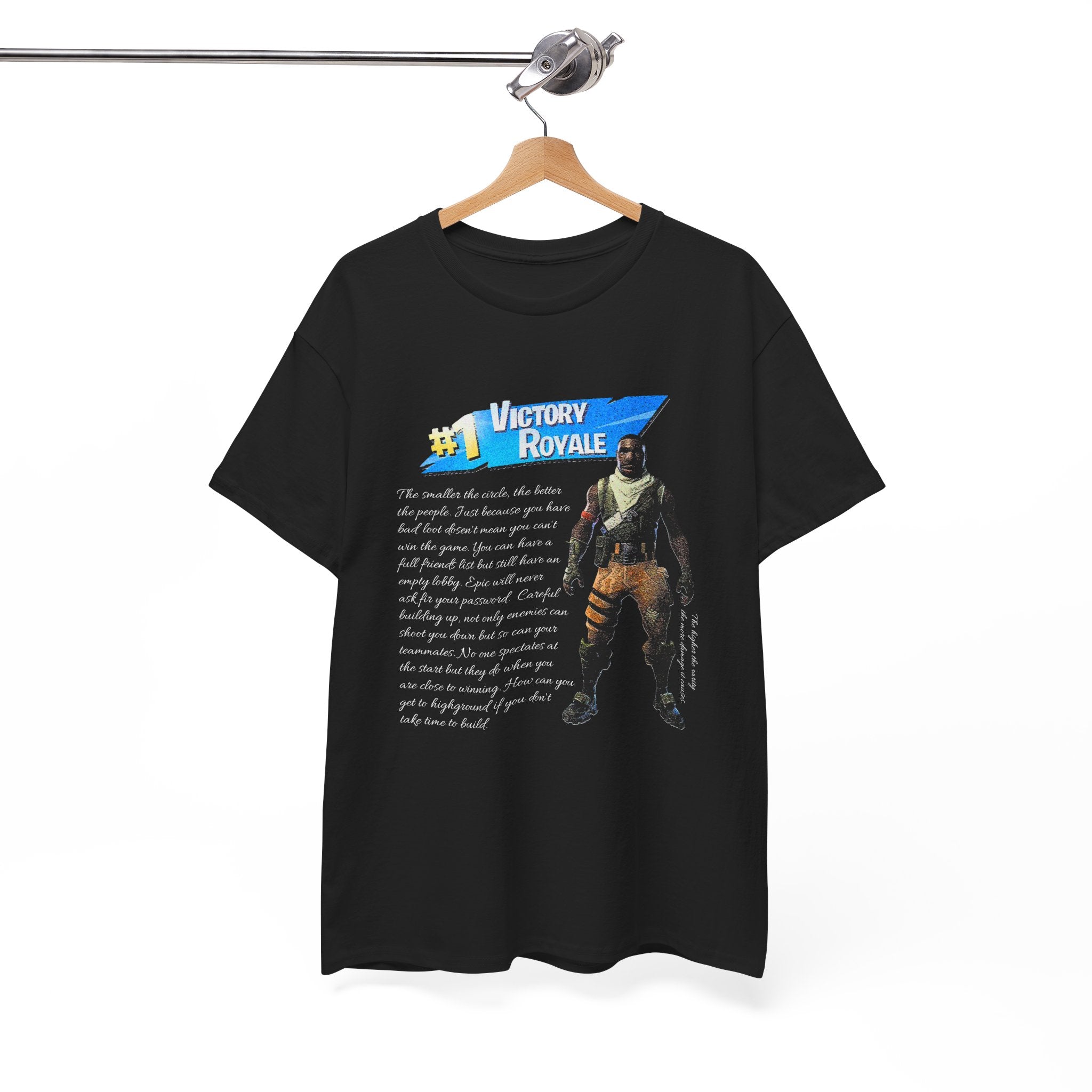 Victory Royale Spitfire Graphic Tee — 100% COTTON 180GSM (FULLY CUSTOMIZED LIMITED EDITION)